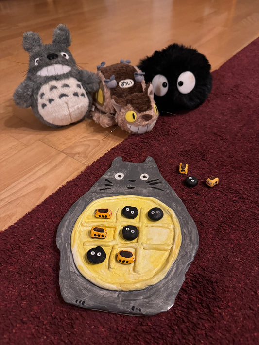 Adventskalender Türchen Nr. 23 - Last-Minute Geschenkidee - Totoro Tic-Tac-Toe Spiel