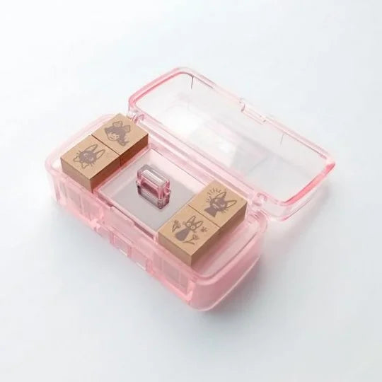 Mini-Stempel-Set Pink Kiki & Jiji (4-teilig) – Kiki’s Lieferservice