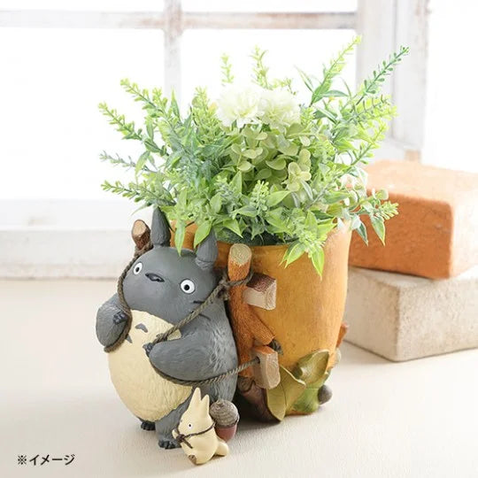 Blumentopf Totoro mit Rucksack – Mein Nachbar Totoro