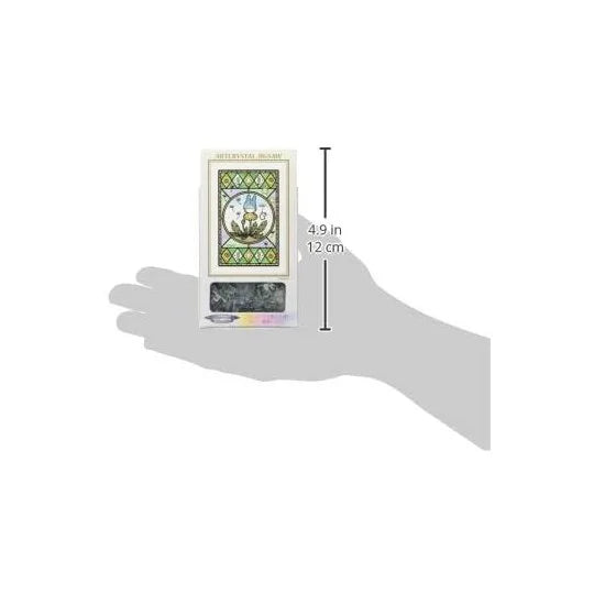 Puzzle Buntglas-Optik 126 Teile - Blühender Löwenzahn – Mein Nachbar Totoro
