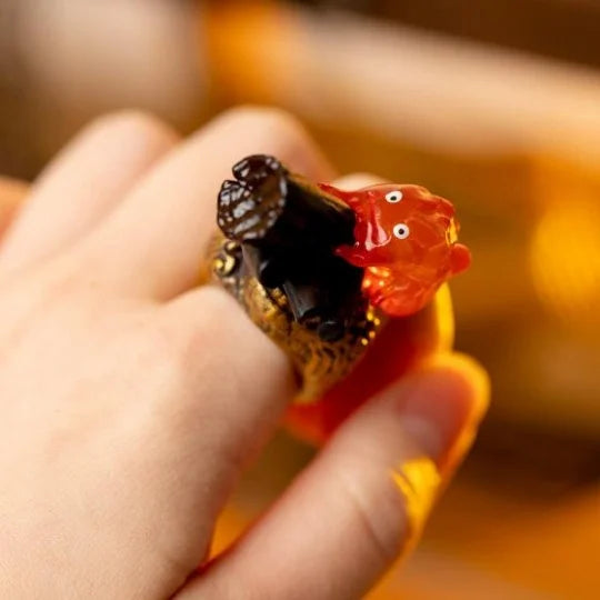 Blind Box Ring-Kollektion Calzifer – Das wandelnde Schloss