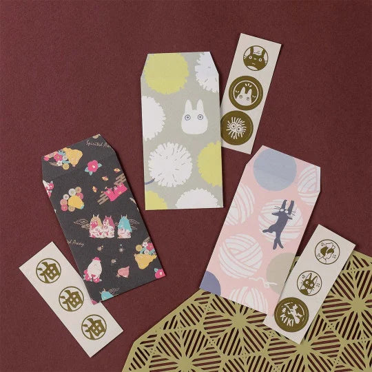 Set aus 6 Mini-Umschlägen & Stickern Aburaya – Chihiro's Reise ins Zauberland