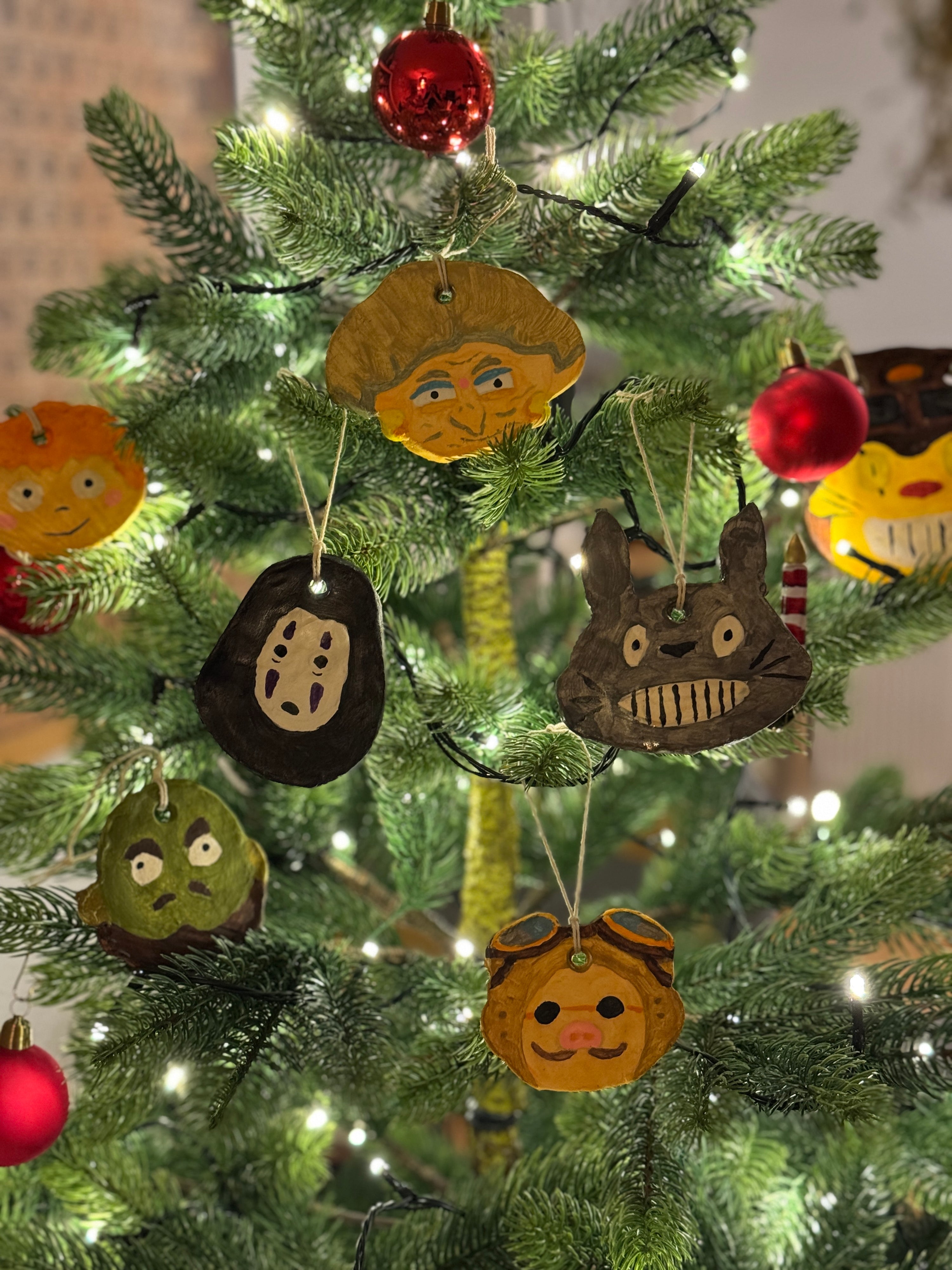 Adventskalender Türchen Nr. 21 - Weihnachtsbaumanhänger im Ghibli-Stil