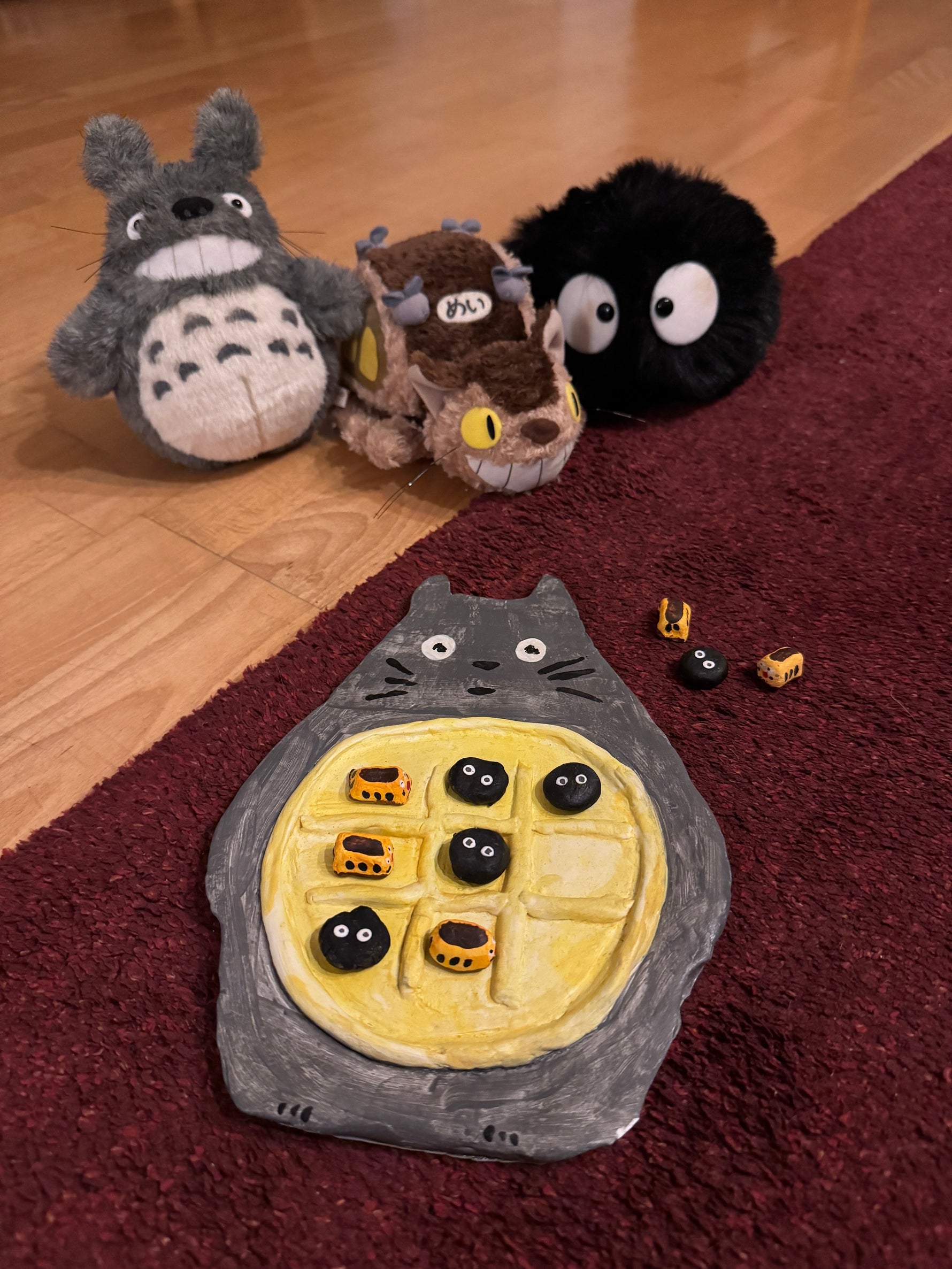 Adventskalender Türchen Nr. 23 - Last-Minute Geschenkidee - Totoro Tic-Tac-Toe Spiel