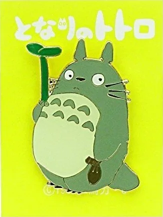 Ansteck-Pin grauer Totoro (stehend)