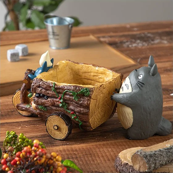 Blumentopf Dreirad Diorama - Mein Nachbar Totoro
