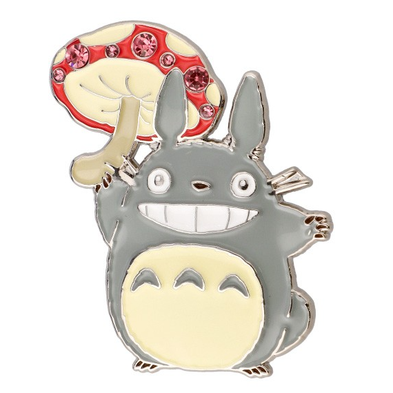 Brosche Totoro mit Fliegenpilz - Mein Nachbar Totoro