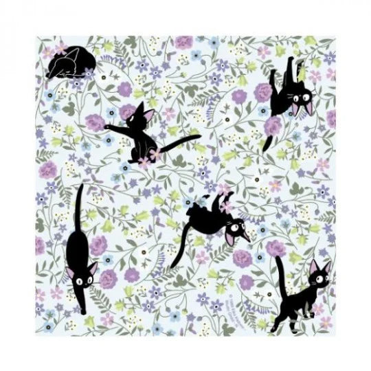 Chiyogami (Origami) Papier Jiji und Blumen - Kiki’s Lieferservice