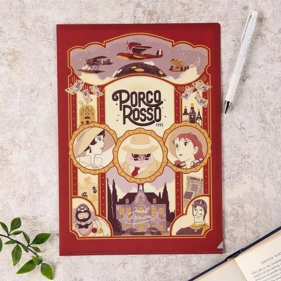 Klarsichthülle Din A4 Deko-Art - Porco Rosso