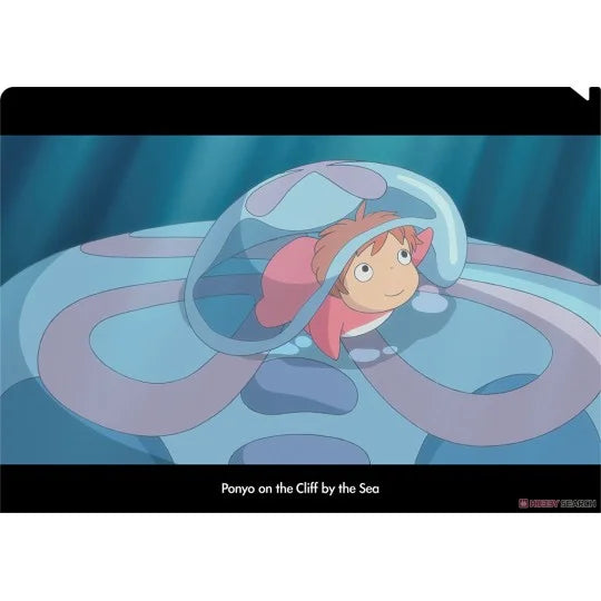 Klarsichthülle Din A4 Ponyo auf Qualle - Ponyo das große Abenteuer am Meer