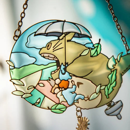 Sonnenfänger Buntglas-Optik Totoro – Mein Nachbar Totoro