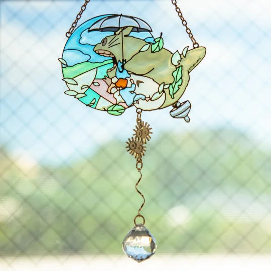 Sonnenfänger Buntglas-Optik Totoro – Mein Nachbar Totoro