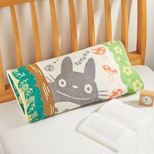 Kissenbezug Totoro mit Pilzen – Mein Nachbar Totoro