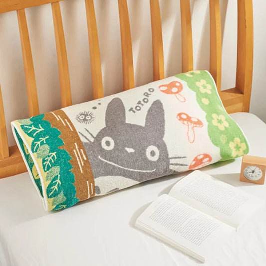Kissenbezug Totoro mit Pilzen – Mein Nachbar Totoro