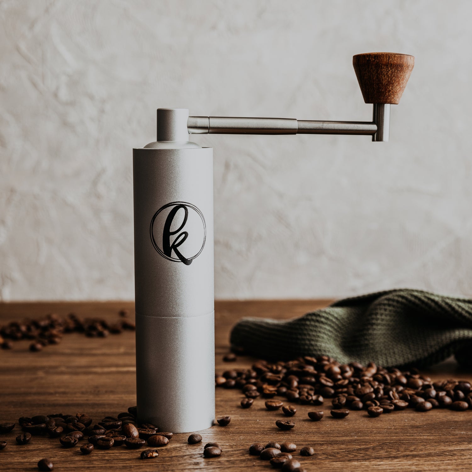 Komona® manuelle Kaffeemühle mit Edelstahl-Mahlwerk - B-Ware