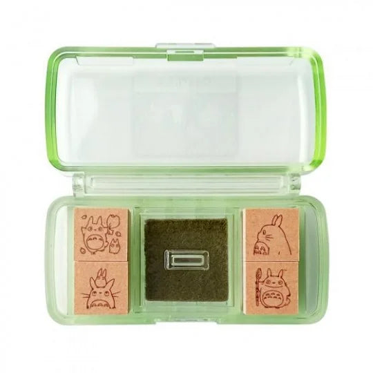 Mini-Stempel-Set Grün Totoro (4-teilig) – Mein Nachbar Totoro