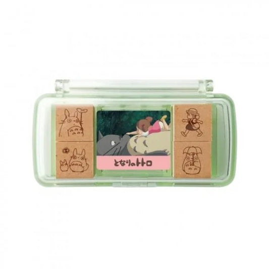 Mini-Stempel-Set Rot Totoro & Mei (4-teilig) – Mein Nachbar Totoro