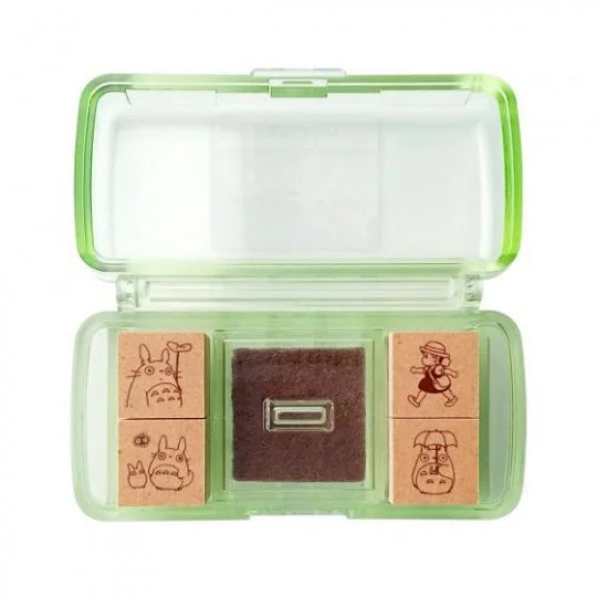 Mini-Stempel-Set Rot Totoro & Mei (4-teilig) – Mein Nachbar Totoro