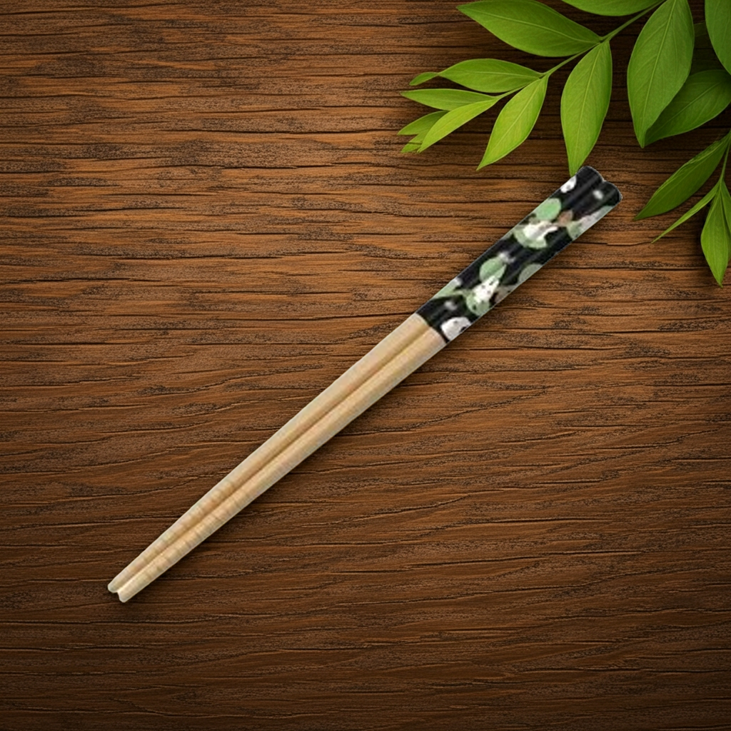 Essstäbchen 21 cm weißer Totoro