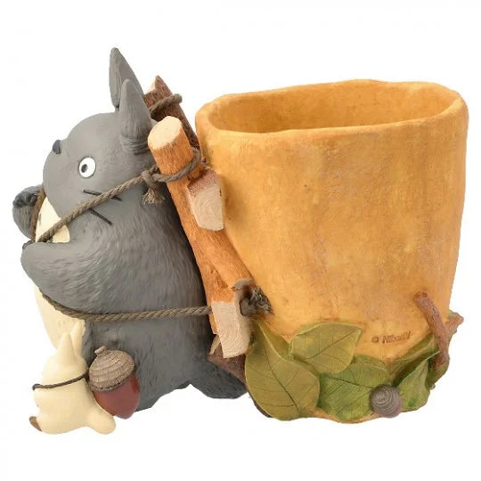 Blumentopf Totoro mit Rucksack – Mein Nachbar Totoro