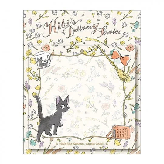 Memoblock Jiji mit Blumen - Kiki’s Lieferservice