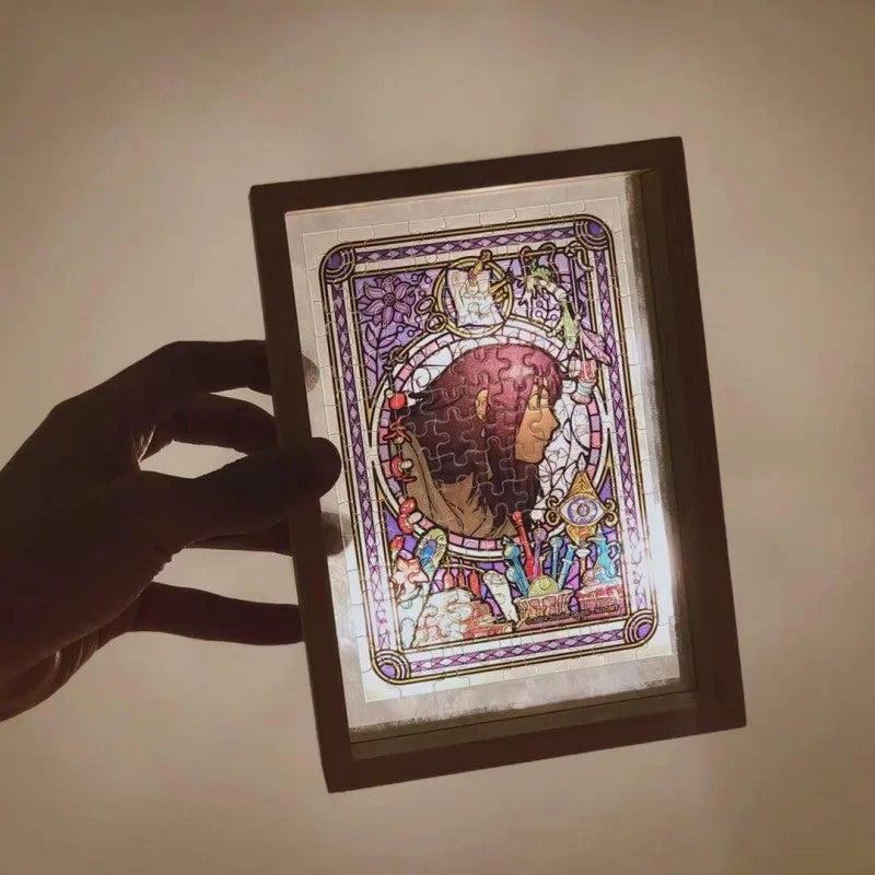 Puzzle Buntglas-Optik 1000 Teile Charaktergalerie - Kiki’s Lieferservice