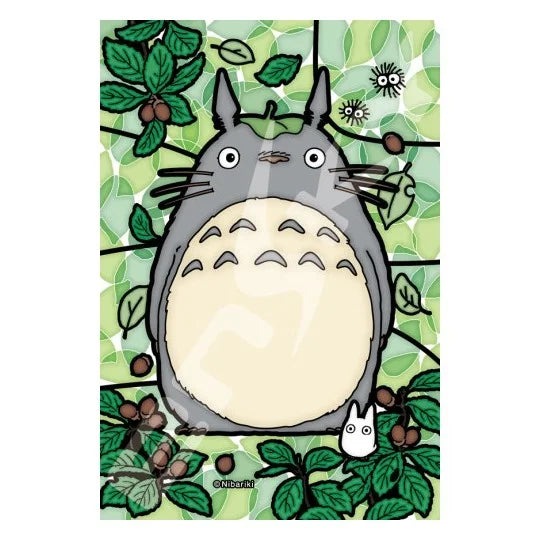 Puzzle Buntglas-Optik 126 Teile - Grauer Totoro - Mein Nachbar Totoro