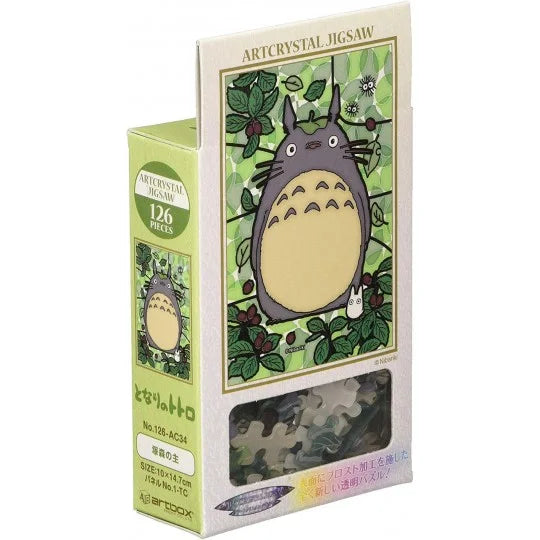 Puzzle Buntglas-Optik 126 Teile - Grauer Totoro - Mein Nachbar Totoro