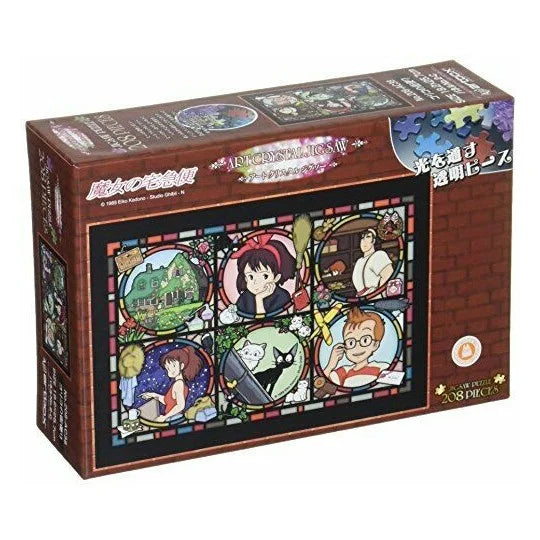 Puzzle Buntglas-Optik 208 Teile Charaktergalerie - Kiki’s Lieferservice