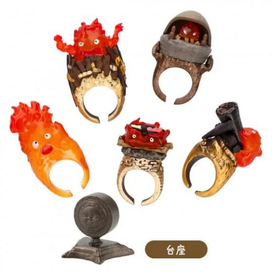 Blind Box Ring-Kollektion Calzifer – Das wandelnde Schloss