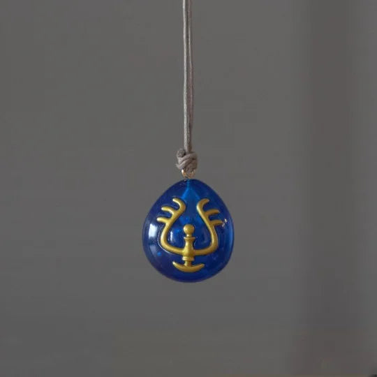 Schlüsselanhänger Kristallamulett - Das Schloss im Himmel