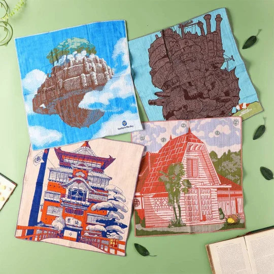 Mini-Handtuch Hauru's Schloss 40×40 cm – Das wandelnde Schloss