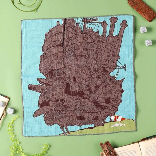Mini-Handtuch Hauru's Schloss 40×40 cm – Das wandelnde Schloss