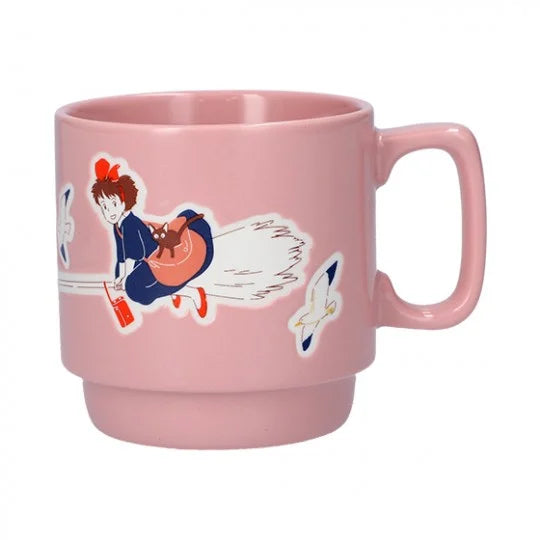 Tasse bunt geprägt - Kiki auf ihrem Besen - Kiki's Lieferservice