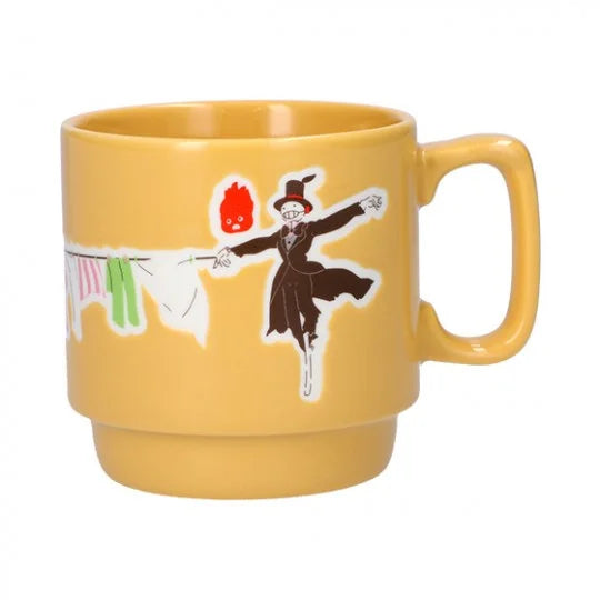 Tasse bunt geprägt - Wäsche Tag mit Rübe - Das wandelnde Schloss