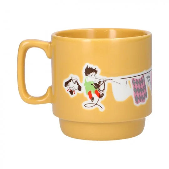 Tasse bunt geprägt - Wäsche Tag mit Rübe - Das wandelnde Schloss