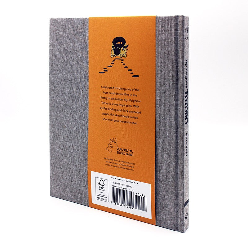 Notizbuch grau (blanko) mit Totoro
