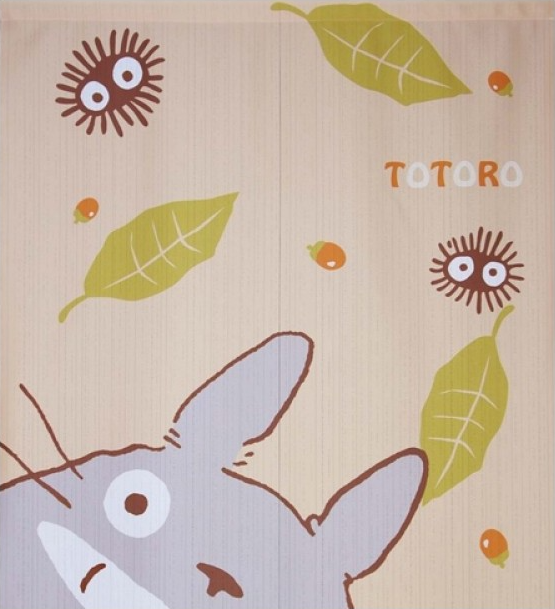 Wandvorhang Totoro und Rußmännchen - Mein Nachbar Totoro
