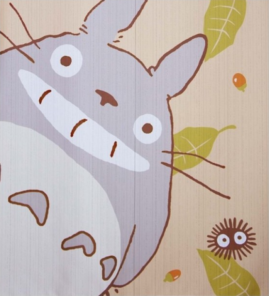 Wandvorhang Totoro und Rußmännchen - Mein Nachbar Totoro