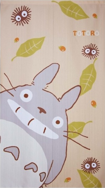 Wandvorhang Totoro und Rußmännchen - Mein Nachbar Totoro