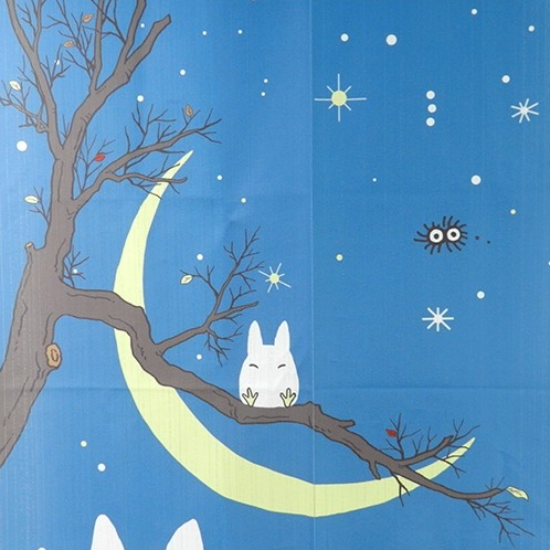 Wandvorhang Winternacht - Mein Nachbar Totoro