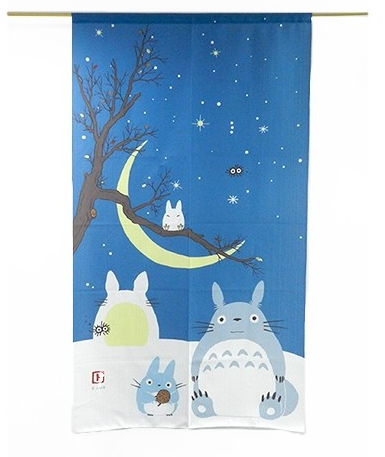 Wandvorhang Winternacht - Mein Nachbar Totoro