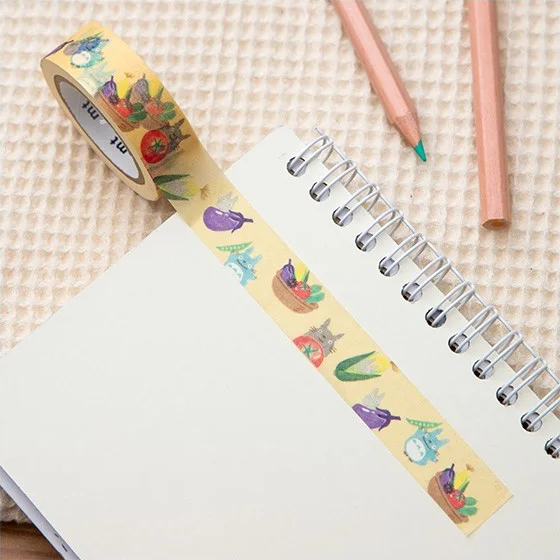 Washi-Tape Break-Time-Serie - Totoro & Gemüse - Mein Nachbar Totoro