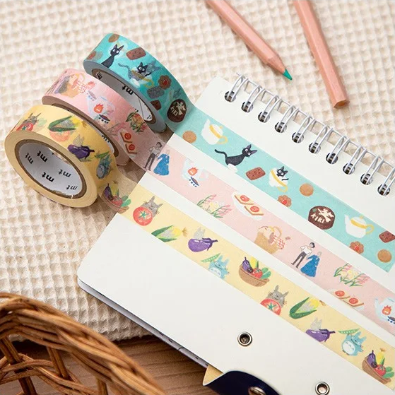 Washi-Tape Break-Time-Serie - Totoro & Gemüse - Mein Nachbar Totoro