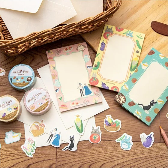 Washi-Tape Break-Time-Serie - Totoro & Gemüse - Mein Nachbar Totoro