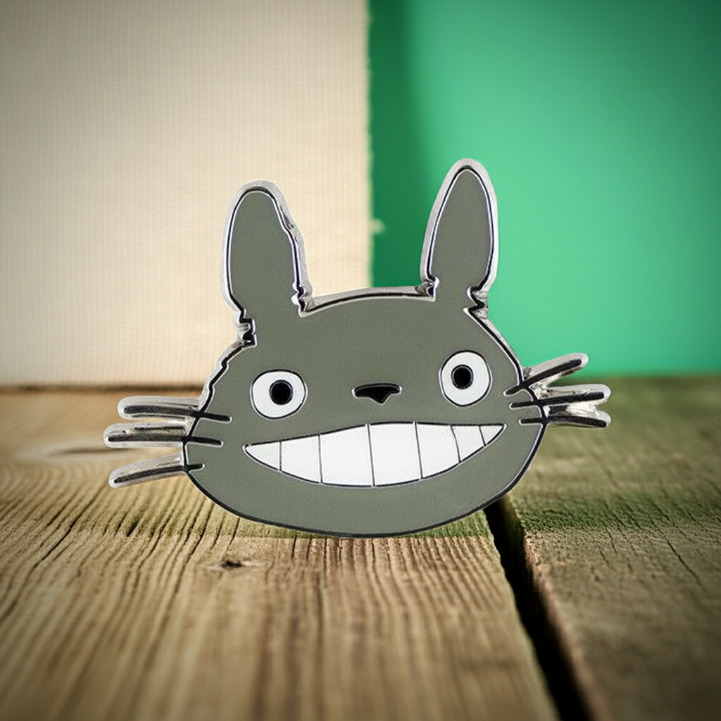 Ansteck-Pin grauer Totoro