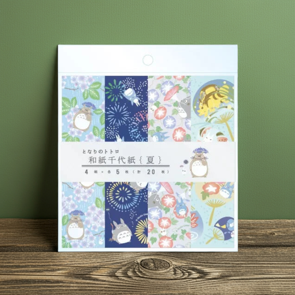 Chiyogami (Origami) Papier Sommer - Mein Nachbar Totoro