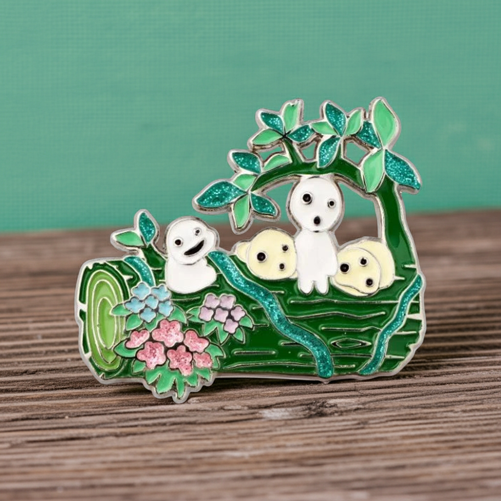 Brosche Kodama Geister – Prinzessin Mononoke